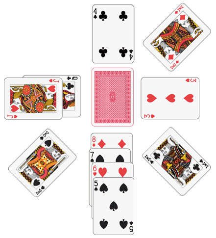 Kings Corner Card Game Rules Dice Game Depot